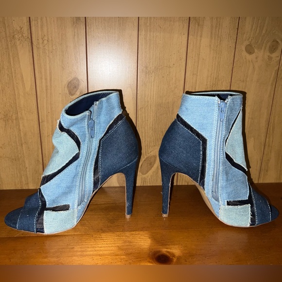 Shoedazzle size 7.5 jean heels - Picture 2 of 5